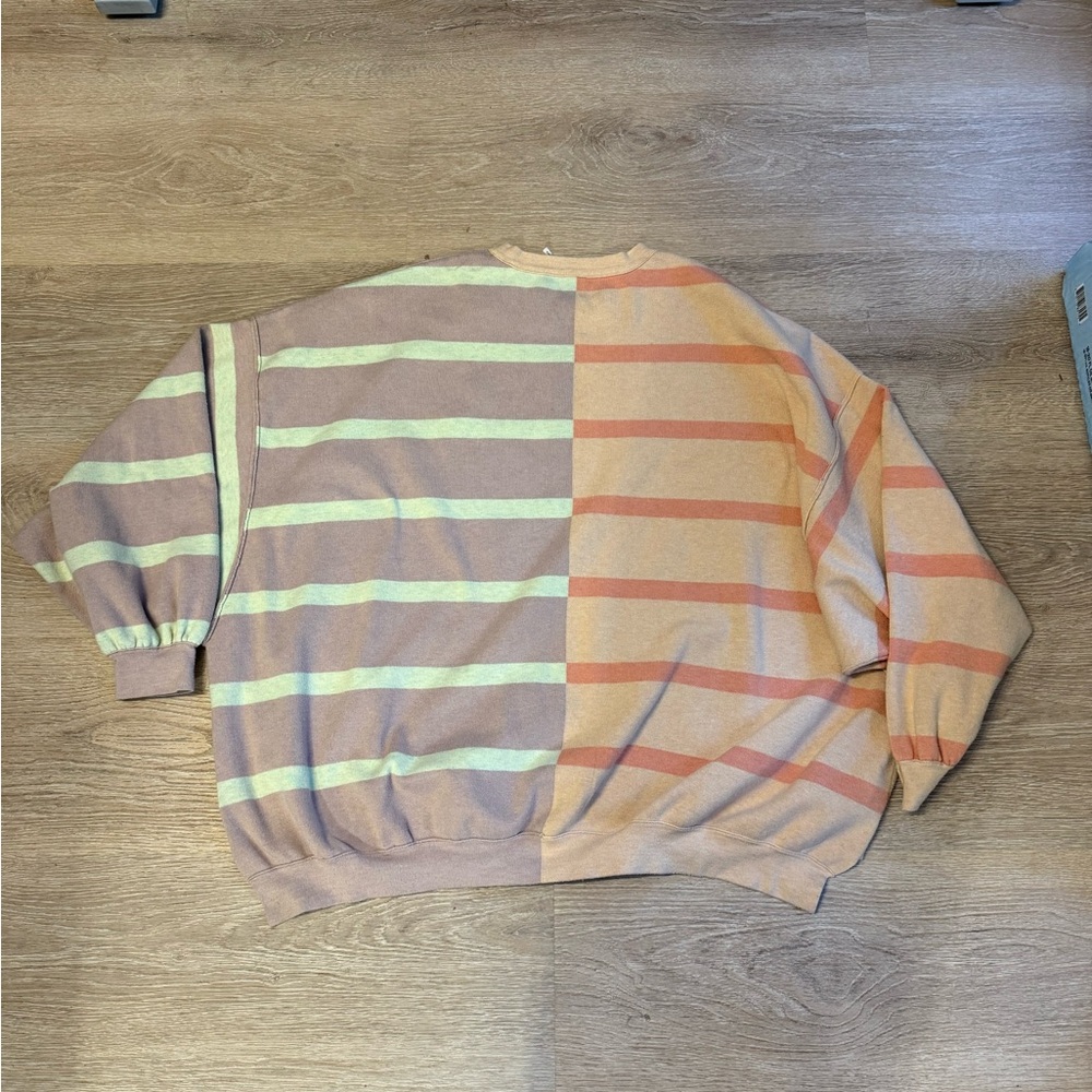 Free People Uptown Stripe Pullover Small - Picture 3 of 6